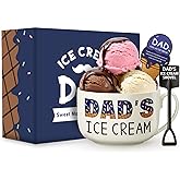 EUUPS Dad Gifts for Christmas - Dad's Ice Cream Bowl and Shovel Set - Ideal Fathers Day Birthday Gifts from Daughter Son