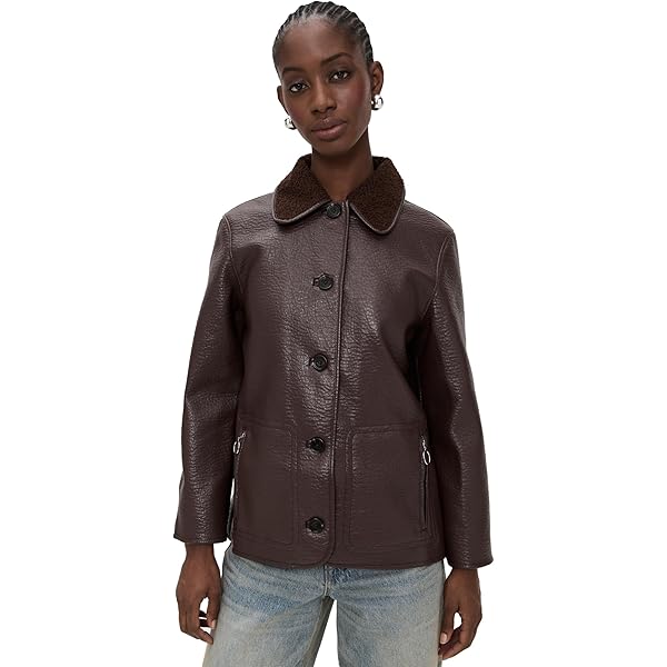 Amazon.com: FRAME Women's The Small Trench Coat, Navy, XS