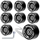 8 Pack 78A Quad Roller Skate Wheels 65 x 36mm with