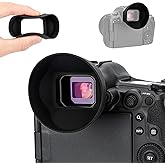 Extra Large EOS R5 Mark II Eyecup, Round Soft Silicon R5II Eye Cup Eyepiece Viewfinder Eyeshade Cover Special Designed for Canon EOS R5 Mark II Camera Replaces Canon ER-kE Rubber Eyecup (NOT fits R5)