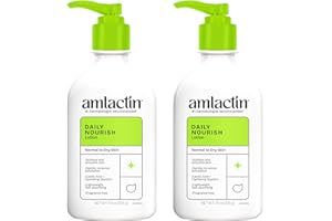 Sandoz Amlactin Daily Moisturizing Body Lotion 12%, Twin Pack