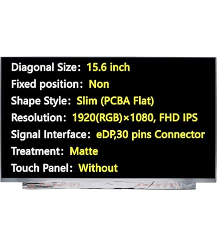 DALLE ÉCRAN LCD LED Type Optronics B156HAN02.0 HW1A 15.6 1920x1080 EUR - Foto 6