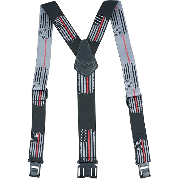 thumbnail image 2 of Men’s Suspenders With Snap Attachments – Made In USA – Plastic Or Chrome Snaps, Multiple Colors 2 of 6