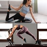 Toes Home 4 Pairs Grip Yoga Socks Women Non Slip Pilates Barre Trampoline Black view 6
