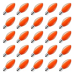 25 Pack C7 Replacement Lights Bulbs, C7