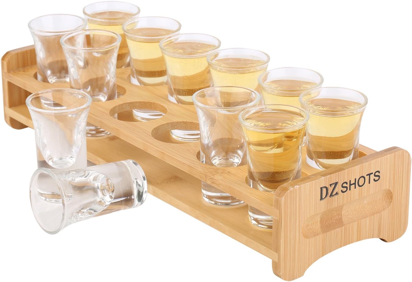 D\u0026Z 12 Pcs Shot Glass Set with Tray 
