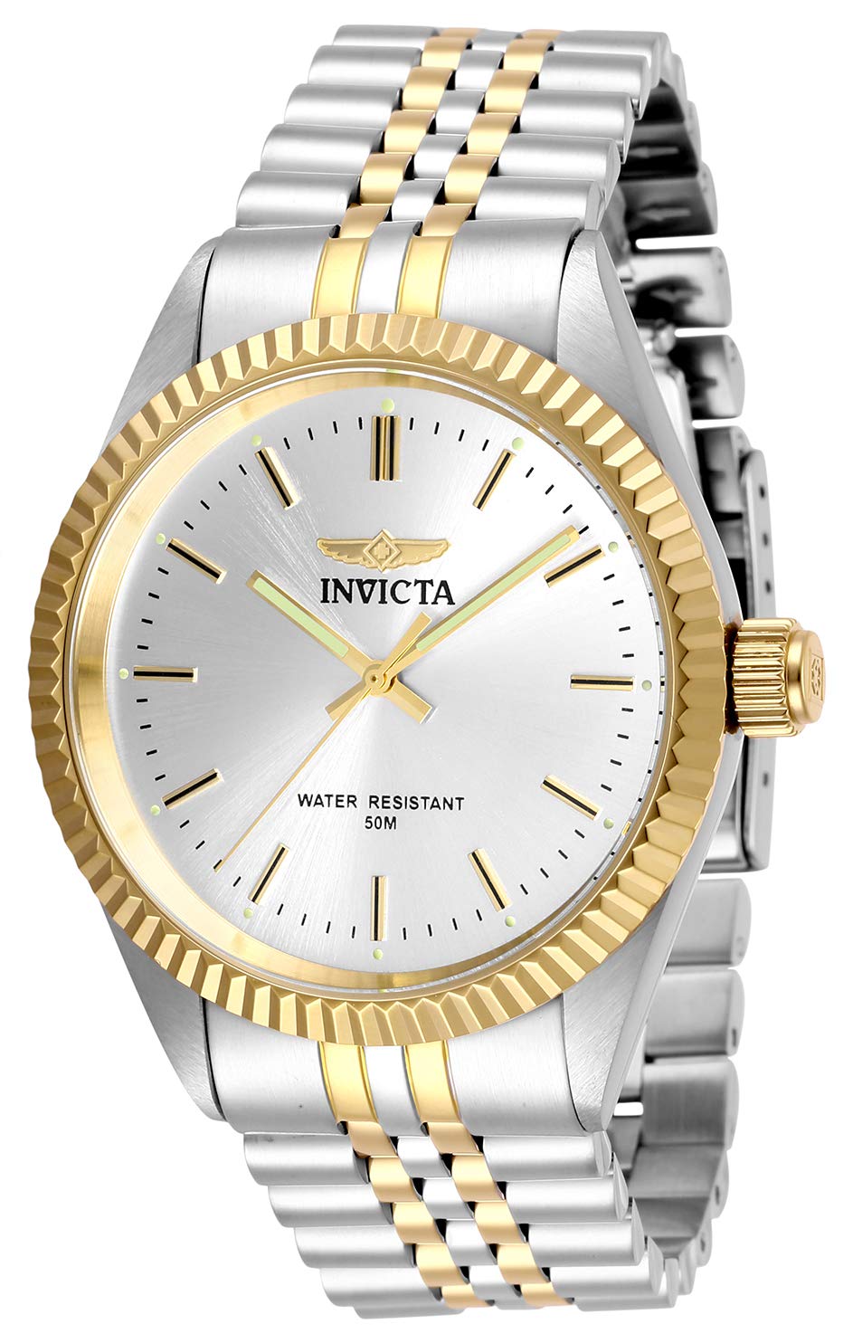 Invicta Specialty 29378 Men's Watch - Waterproof - Analogue - Quartz Movement - stainless steel with Silver dial - 43mm
