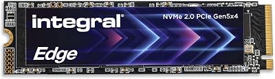 Integral EDGE Gen 5 2TB PCIe 5.0 M.2 NVMe SSD 10,300 MB/s Read 8,600 MB/s Write
