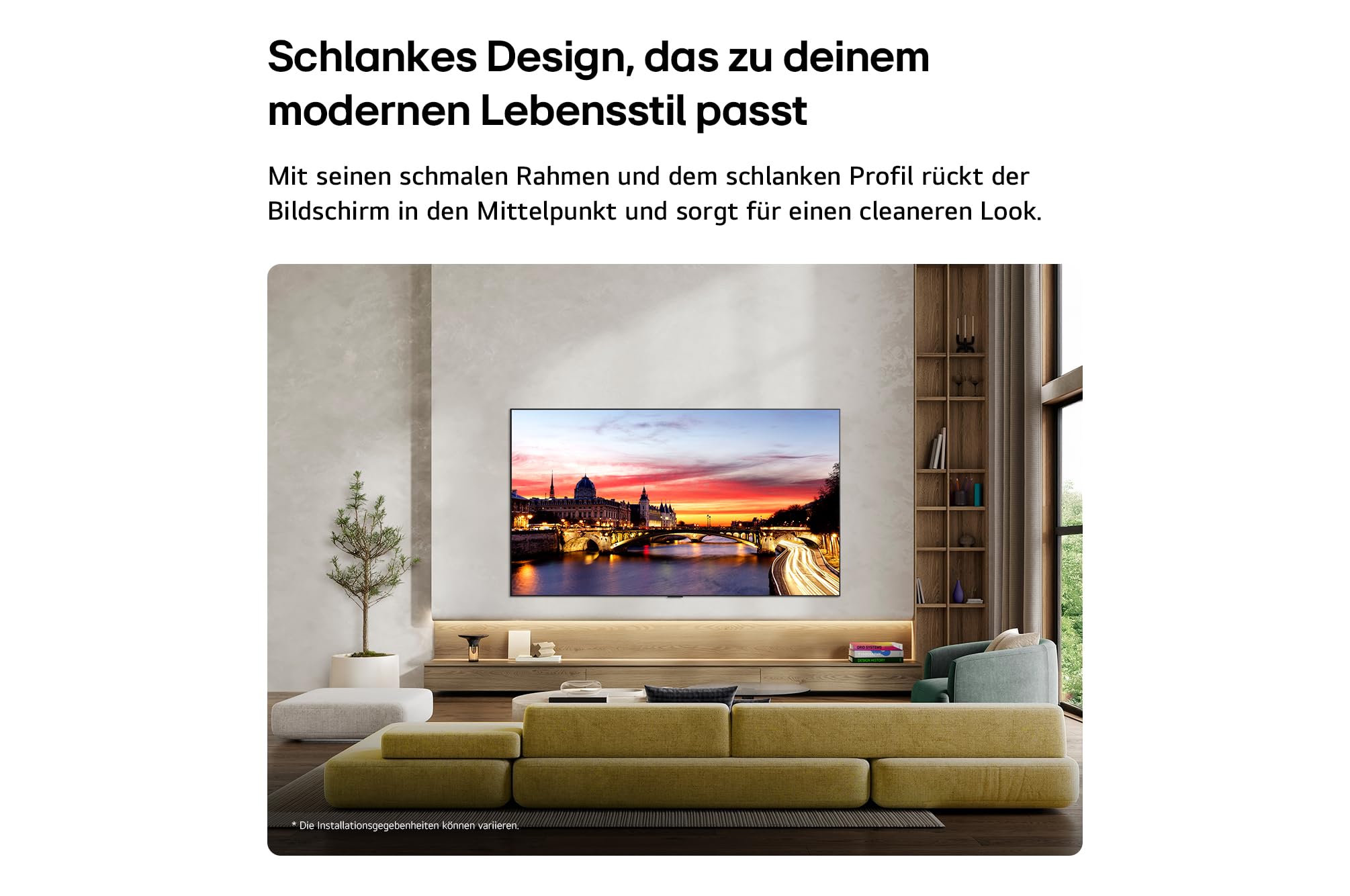LG OLED65C6ELB TV 65 Zoll (165 cm) 4K OLED evo AI TV (α11 Gen3 4K AI Prozessor, webOS 26, 120Hz (VRR bis zu 165Hz)) [Modelljahr 2026] [Energieklasse F] 9