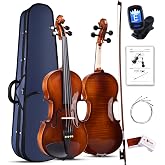 Aileen 4/4 Violin Set for Beginners, Full Size Fiddle Kit for Adults Starters and Children Teenager Students