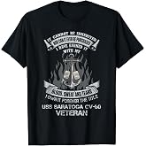 Own Forever The Title USS Saratoga CV-60 Veteran Military T-Shirt