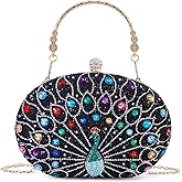 YAPAIOU Rhinestone Evening Clutch Purses for Women Evening Clutch bag Crossbody & Shoulder Bag For Wedding Night out Party