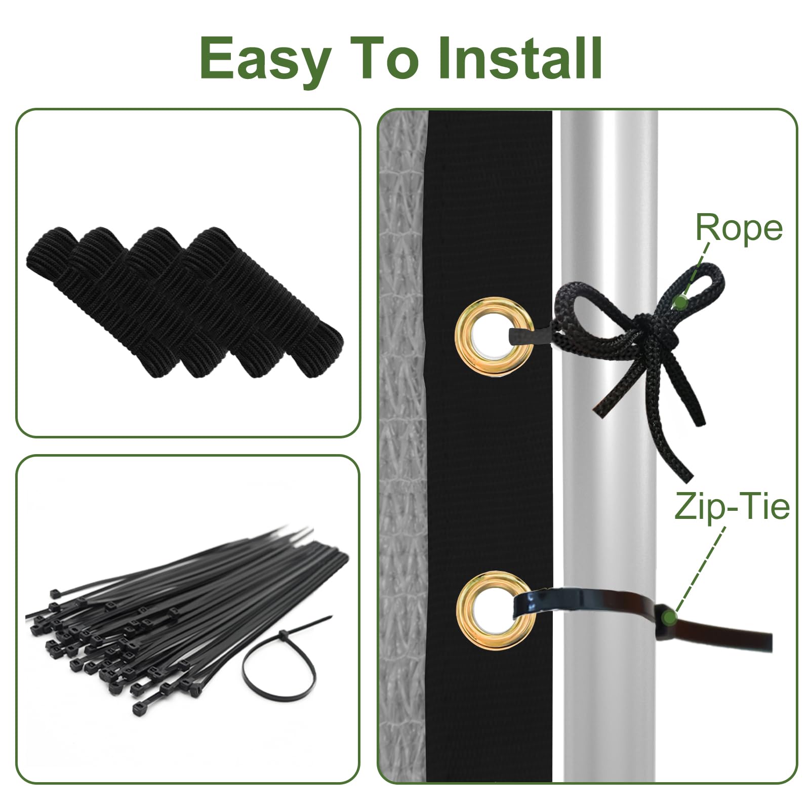 Artpuch Outdoor Pergola Shade Cover 4x5 FT Sun