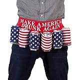 Novelty USA Americana Themed Beverage Holder Beer Belt