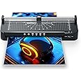 Laminator 13 Inch Wide with Laminating Sheets 50pcs, Hot and Cold Laminator Machine with Paper Trimmer, Thermal Laminator 11x17 for A3 A4 A5 A6 with Corner Rounder for Home Office School Use