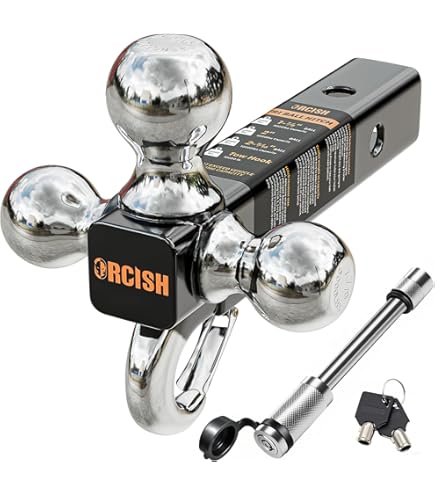 treha様2 Amazon.com: TOPTOW 64180HL Trailer Hitch Tri-Ball Hitch with