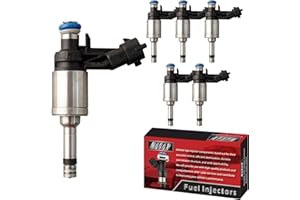 MACAX Set of 6 Fuel Injectors 12663380 FJ1152 Replacement Compatible with Buick Enclave Chevrolet Traverse 2012-2017 GMC Acadia 2012-2016 Acadia Limited 2017 3.6L V6 - Replaces 12634491 835-11111