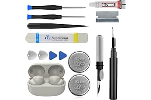 PFHL Z55H Battery, High Capacity Li-ion Replacement Battery for Sony WF-1000XM4 with Glue Tool Repair Kit 75mAh 3.85V/0.29Wh (2PCS)