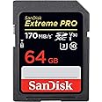 SanDisk 64GB Extreme PRO SDXC UHS-I Card - C10, U3, V30, 4K UHD, SD Card - SDSDXXY-064G-GN4IN