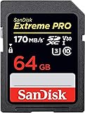 SanDisk 64GB Extreme PRO SDXC UHS-I Card - C10, U3, V30, 4K UHD, SD Card - SDSDXXY-064G-GN4IN