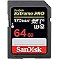 SanDisk 64GB Extreme PRO SDXC UHS-I Card - C10, U3, V30, 4K UHD, SD Card - SDSDXXY-064G-GN4IN