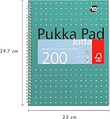 Pukka Pad Metallic Jotta Book A4 Plus 15 Pack 80GSM 200 Pages Green view 3