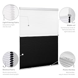 Boolegon Day Night Cellular Shades Cordless