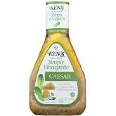 Ken's Steak House Simply Vinaigrette Caesar Salad Dressing, 16 Fluid Ounces