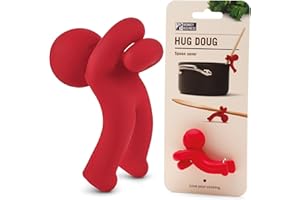 Monkey Business Hug Doug Spoon Saver, Spoon Holder and Lid Lifter - Ideal for Standard-Sized Utensils, Silicone Spoon Rest, S