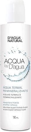 Acqua By D’agua Água Termal Remineralizante, D'AGUA NATURAL, 190mL