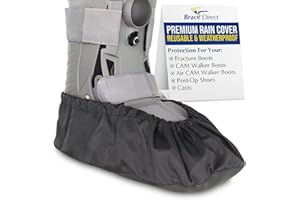 Rain Cover for Walking Boot & Recovery Shoes With High Elastic and Waterproof to Complete Protect; Stay Dry and Clean; Slip-R