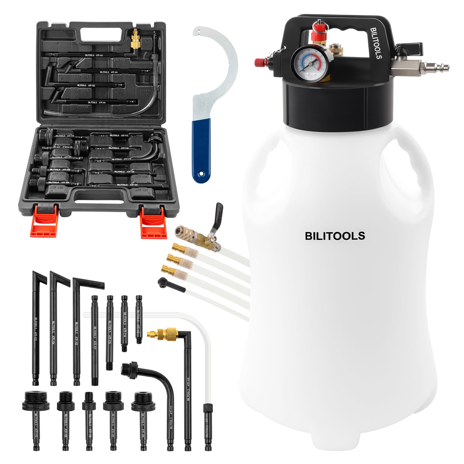 BILITOOLS Transmission Fluid Transfer Pump Air Operated, 8L (2.1 ...
