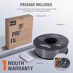 Kaaber Gray ABS Filament 1.75 mm,1KG 3D Printing