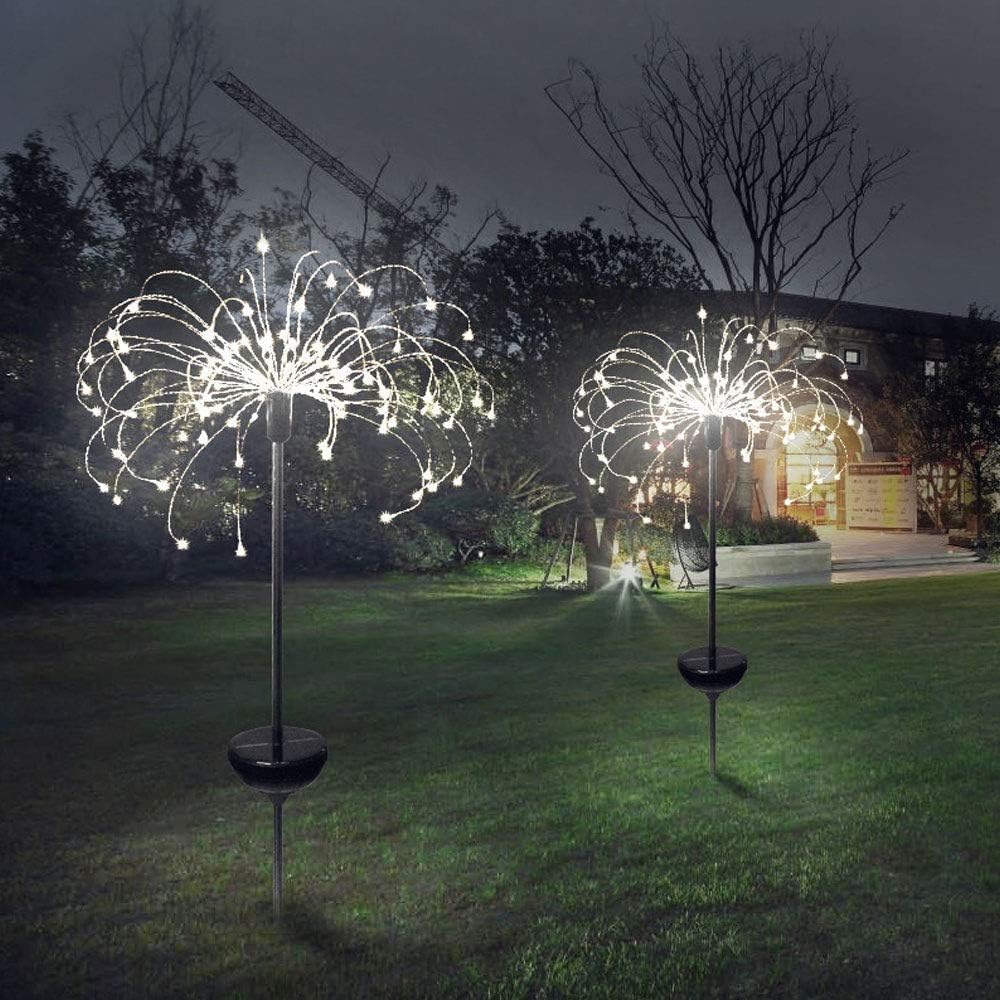 Ydme Solar Garden Light, Solar Firework Light, 2pcs Solar Garden Lights