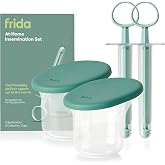 Frida Fertility At-Home Insemination Kit for Conception Support, Easy DIY | Easy DIY Insemination Kit Developed with Specialists, Minimal Sperm Waste, 2 Applicators &amp; Cups