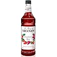 Monin - Strawberry Rose Syrup, Natural Flavoring for Coffee, Lattes, Teas, Lemonades, Cocktails, and More (1 Liter)
