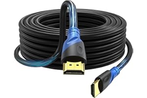 Rommisie 4K HDMI Cable 40 FT (HDMI 2.0,18Gbps) Ultra High Speed Gold Plated Connectors, Ethernet Audio Return, Video 4K, Full