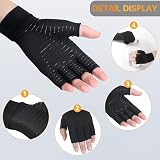 Donfri Copper Infused Fingerless Arthritis Gloves Size Large (L) view 5