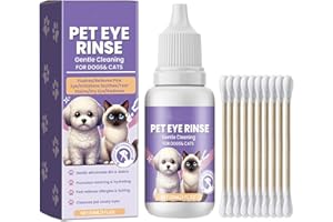 Dog & Cat Eye Wash, Gentle Pet Eye Rinse, Eye Washfor Dogs & Cats Eye Infection Treatment to Soothe Eye Infection Allergy, Do