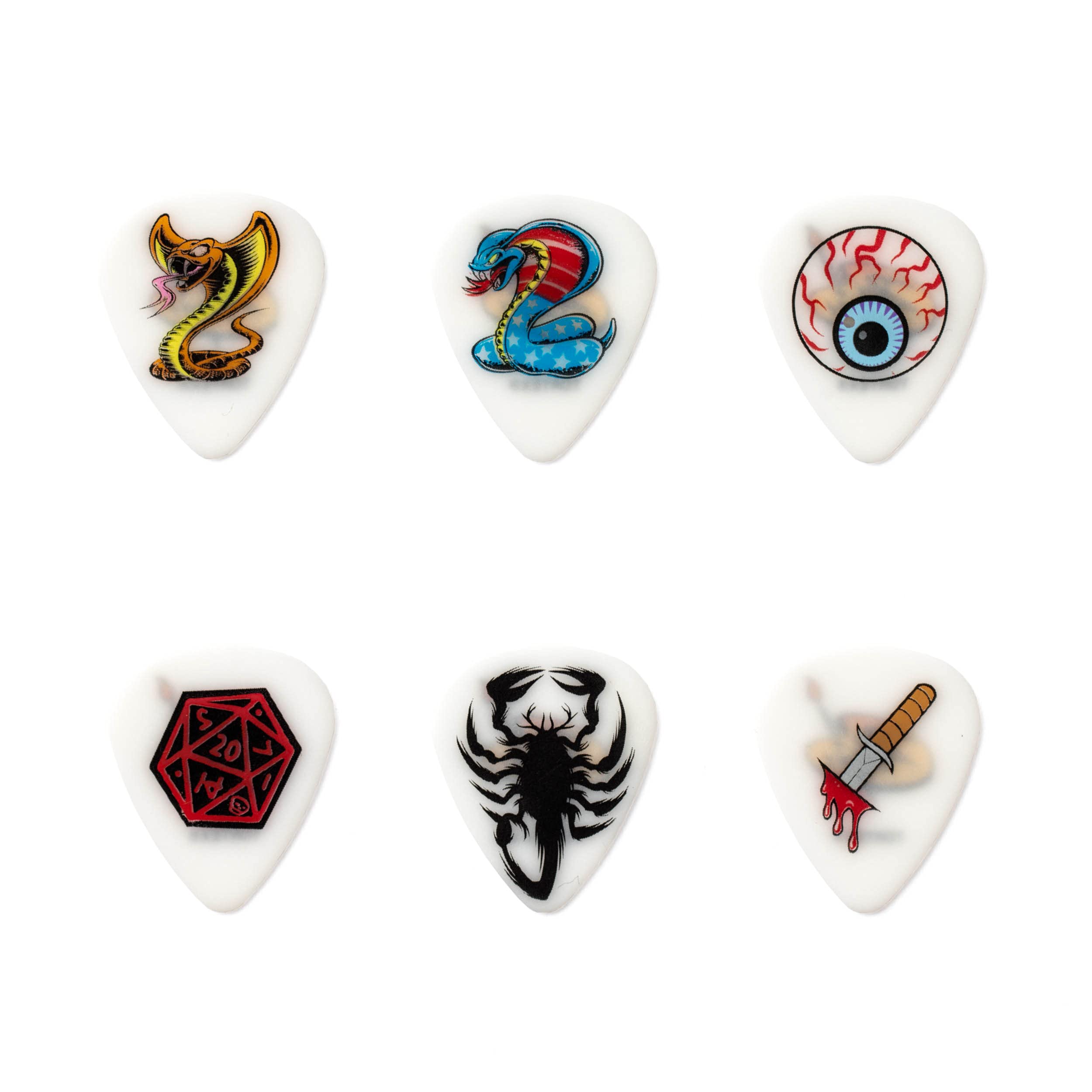 Jim Dunlop BL116P.60 Dirty Donny 2 Pick (Pack of 6)
