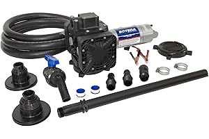 SOTERA Fill-Rite SS417B 12V DC Diaphragm Pump, 2" NPT & Buttress Quck Attach