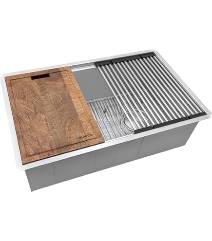 Ruvati 33-inch Workstation Ledge Kitchen Sink Undermount 16