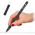 Black Stylus Pen Pencil 1st Gen Generation Replacement for Apple iPad Pro 1st 2nd iPad 1st 2nd 3rd 4th 5th iPad Mini 1 2 3 4 iPad Air 1st 2nd iOS Android Capacitive Tablet Touch Screen+Free Holder