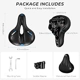 YOUNGDO Bike Seat Comfortable Wide Road Saddle Gel Saddle Breathable view 6