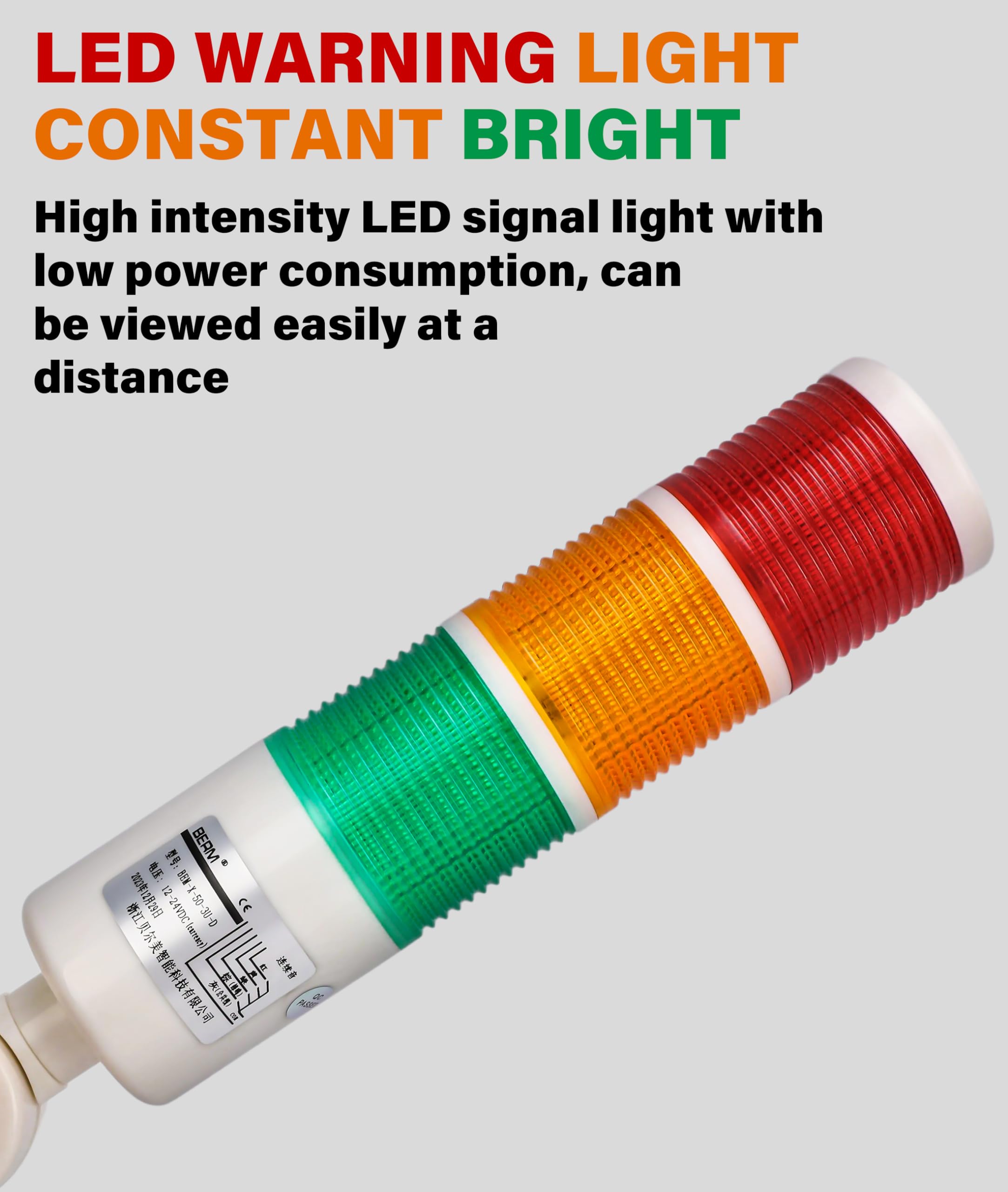 Machine Light Warning Tree Mua LED Warning Light,Industrial Red/Orange/Green CNC Machine Indicator ...