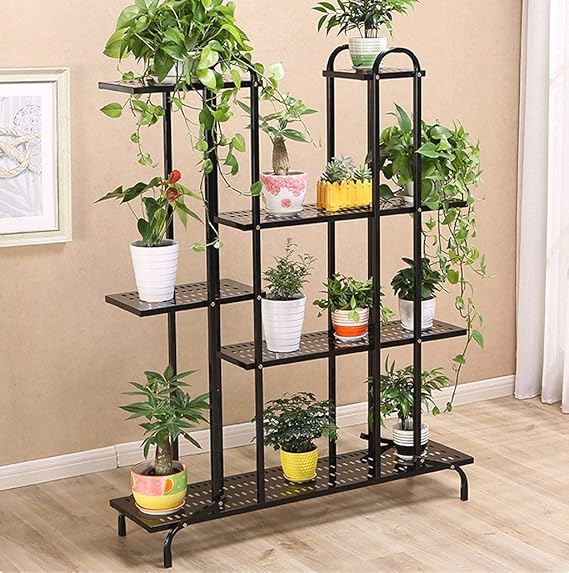 Estantes de flores de múltiples capas Estante de plantas, Estante de