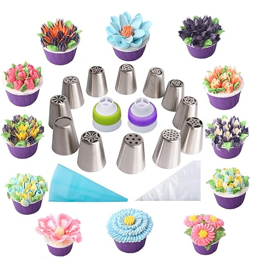 pekebo grande 35 pcs ruso manga pastelera consejos Cupcakes ...