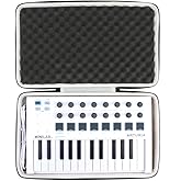 khanka Hard Travel Case Replacement for Arturia MiniLab MkII 25 Slim-Key Controller