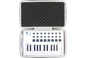 khanka Hard Travel Case Replacement for Arturia MiniLab MkII 25 Slim-Key Controller