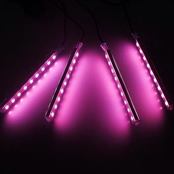 Sjbh カー内部led装飾ライト ピンク 防水 高輝度 ネオンシガーソケット これ一つで車内の雰囲気が一気に変わります 防水ledテープライト 低消費電力で省エネ Ledイルミネーションライト使用することにより低消費電力で長寿命 Amazon